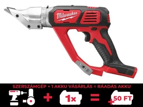 Milwaukee M18 BMS12-0 akkus lemezvágó olló 18 V | 1,2 mm | Szénkefés | Akku és töltő nélkül | Kartondobozban