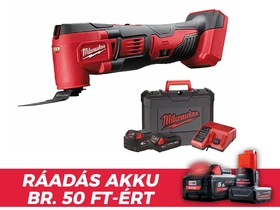 Milwaukee M18 BMT-421C akkus multifunkciós gép rezgő 18 V | 12000 - 18000   1/min | 1,7 ° | Szénkefés | 2 Ah + 4 Ah akku + töltő | Kofferben
