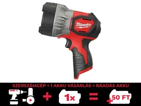 Milwaukee M12 SLED-0 akkus kézi led lámpa 12 V | 750 lumen | Akku és töltő nélkül | Kartondobozban