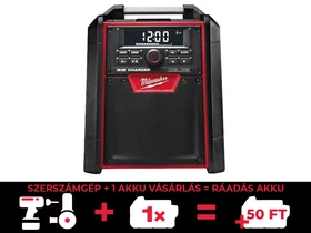 Milwaukee M18 RC-0 rádió (akku és töltő nélkül)