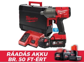 Milwaukee M18 ONEFHIWF34-502X akkus ütvecsavarozó 18 V | 1627 Nm | 3/4 inch | Szénkefementes | 2 x 5 Ah akku + töltõ | Heavy Duty kofferben