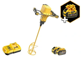 DeWalt DCD240X2-QW akkus kézi keverőgép 54 V | Szénkefementes | 2 x 9 Ah akku + töltő | Kartondobozban
