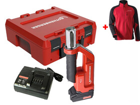 Rothenberger Romax Compact TT akkus csőprés 18 V | 0 - 35 mm | 19 kN | Szénkefés | 1 x 2 Ah akku + töltő | Rocase-ben