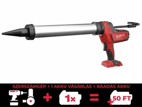 Milwaukee C18 PCG/600A-0B akkus kittkinyomó pisztoly 18 V | 600 ml | 4500 | Szénkefés | Akku és töltő nélkül | Kartondobozban
