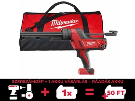 Milwaukee C18PCG/310C-0B akkus kittkinyomó pisztoly 18 V | 310 ml | 4500 | Szénkefés | Akku és töltő nélkül | Kartondobozban
