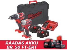 Milwaukee M18BLPP2B2-502X gépcsomag Heavy Duty kofferben