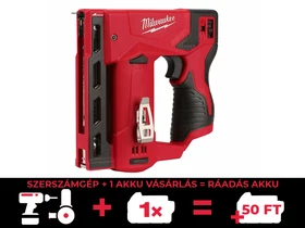 Milwaukee M12BST-0 akkus kapcsozó 12 V | 6 - 14 | Szénkefés | Akku és töltő nélkül | Kartondobozban