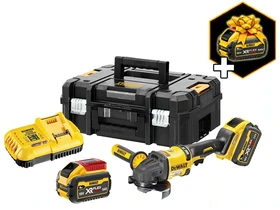 DeWalt DCG418T2-QW akkus sarokcsiszoló 54 V | 125 mm | 9000 RPM | Szénkefementes | 2 x 6 Ah akku + töltõ | TSTAK kofferben