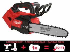 Milwaukee M18FTHCHS30-0 akkus láncfűrész 18 V | 300 mm | Szénkefementes | Akku és töltő nélkül | Kartondobozban