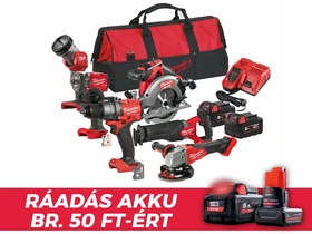 Milwaukee M18FPP6F3-502B gépcsomag Heavy Duty kofferben