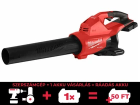 Milwaukee M18F2BL-0 akkus lombfúvó 18 V | 64 m/s | Szénkefementes | Akku és töltő nélkül | Kartondobozban