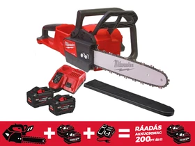 Milwaukee M18FCHS35-122 akkus láncfűrész 18 V | 350 mm | Szénkefementes | 2 x 12 Ah akku + töltő