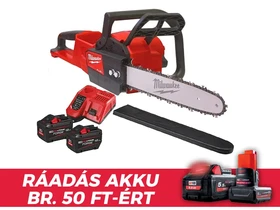 Milwaukee M18FCHS35-122 akkus láncfűrész 18 V | 350 mm | Szénkefementes | 2 x 12 Ah akku + töltő | Kartondobozban