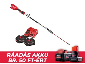 Milwaukee M18 FHETE22-802 akkus magassági sövényvágó 18 V | 600 mm | Magasság 2160 mm | Szénkefementes | 2 x 8 Ah akku + töltő