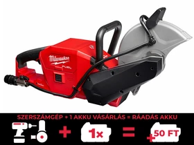 Milwaukee M18FCOS230-0 akkus kézi gyorsdaraboló 18 V | 230 mm | Vágási mélység 85 mm | Szénkefementes | Akku és töltő nélkül