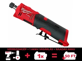Milwaukee M12FDGS-0 akkus egyenes csiszoló 12 V | Szénkefementes | Akku és töltõ nélkül | Kartondobozban