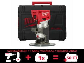 Milwaukee M18FTR-0X akkus élmaró 18 V | 10000 - 31000 RPM | Szénkefementes | Akku és töltõ nélkül | Heavy Duty kofferben