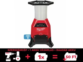 Milwaukee M18ONESLDP-0 akkus szerelőlámpa 18 V | 0 - 9000 lumen | Akku és töltő nélkül