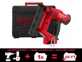 Milwaukee M18FNCS18GS-0X akkus kapcsozó 18 V | 9,5 - 38 | Szénkefementes | Akku és töltő nélkül | Heavy Duty kofferben