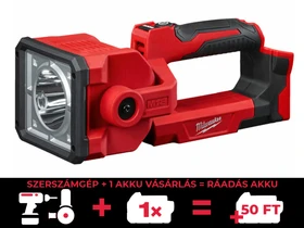 Milwaukee M18SLED-0 akkus kézi led lámpa 18 V | 1250 lumen | Akku és töltő nélkül | Kartondobozban