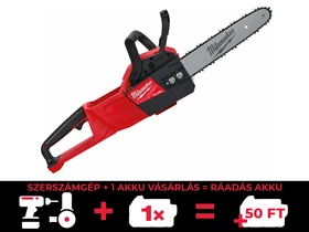 Milwaukee M18FCHSC-0 akkus láncfűrész 18 V | 300 mm | Szénkefementes | Akku és töltő nélkül | Kartondobozban