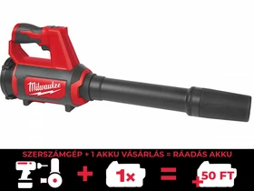 Milwaukee M12BBL-0 akkus lombfúvó 12 V | 49 m/s | Szénkefés | Akku és töltő nélkül | Kartondobozban