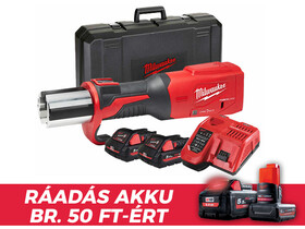 Milwaukee M18 ONEBLHPT-302C akkus csőprés Standard | 18 V | 0 - 108 mm | 32 kN | Szénkefementes | 2 x 3 Ah akku + töltő | Kofferben
