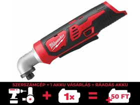 Milwaukee M12BRAID-0 akkus sarok ütvecsavarozó bitbefogással 12 V | 68 Nm | 1/4 bit | Szénkefés | Akku és töltõ nélkül | Kartondobozban