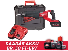 Milwaukee M18FSX-121C akkus orrfűrész 18 V | 300 mm | Szénkefementes | 1 x 12 Ah akku + töltő | Kofferben