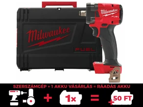 Milwaukee M18FIW2F38-0X akkus ütvecsavarozó 18 V | 34 Nm/102 Nm/203 Nm/339 Nm | 3/8 inch | Szénkefementes | Akku és töltõ nélkül | Heavy Duty kofferben