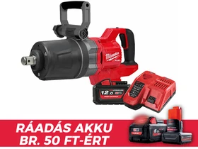Milwaukee M18ONEFHIWF1DS-121C akkus ütvecsavarozó 18 V | 1180 Nm/1254 Nm/1966 Nm/2576 Nm | 1 inch | Szénkefementes | 1 x 12 Ah akku + töltõ | Kofferben