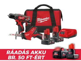 Milwaukee M12BPP2C-402B gépcsomag Kartondobozban