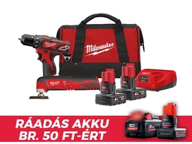 Milwaukee M12BPP2D-402B gépcsomag Kartondobozban