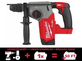 Milwaukee M18FHX-0 akkus fúró-vésőkalapács 18 V | 2,5 J | Betonban 26 mm | 3,4 kg | Szénkefementes | Akku és töltő nélkül | Kartondobozban