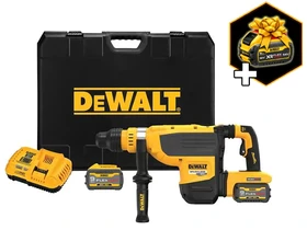 DeWalt DCH735X2-QW akkus fúró-vésőkalapács 54 V | 13,3 J | Betonban 48 mm | 8,5 kg | Szénkefementes | 2 x 9 Ah akku + töltő | Kofferben DeWalt DCH735X2-QW akkus fúró-vésőkalapács 54 V | 13,3 J | Betonban 48 mm | 8,5 kg | Szénkefementes | 2 x 9 Ah akku + töltő | Kofferben
