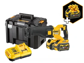 DeWalt DCS389T2-QW akkus orrfűrész 54 V | 300 mm | Szénkefementes | 2 x 6 Ah akku + töltő | TSTAK kofferben DeWalt DCS389T2-QW akkus orrfűrész 54 V | 300 mm | Szénkefementes | 2 x 6 Ah akku + töltő | TSTAK kofferben