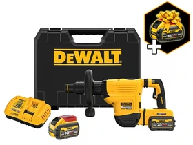 DeWalt DCH832X2-QW akkus vésőkalapács 54 V | 19,4 J | 6 kg | Szénkefementes | 2 x 9 Ah akku + töltő | Kofferben DeWalt DCH832X2-QW akkus vésőkalapács 54 V | 19,4 J | 6 kg | Szénkefementes | 2 x 9 Ah akku + töltő | Kofferben