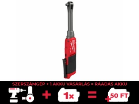 Milwaukee M12 FHIR38LR-0 akkus racsnis csavarkulcs 12 V | 3/8 inch | 47 Nm | Szénkefementes | Akku és töltõ nélkül | Kartondobozban