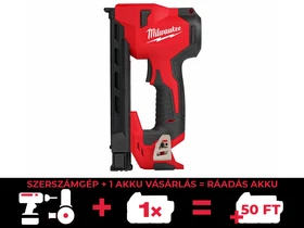 Milwaukee M12BCST-0 akkus kábel kapcsozó 12 V | 25,4 mm | Kapocs szélesség 19 mm | Szénkefés | Akku és töltő nélkül | Kartondobozban