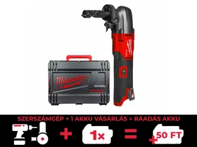 Milwaukee M12FNB16-0X akkus folyamatos lyukasztó 12 V | Szénkefementes | Akku és töltõ nélkül | Heavy Duty kofferben