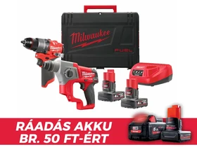 Milwaukee M12FPP2F2-402X gépcsomag Heavy Duty kofferben