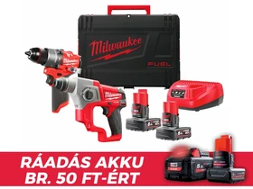 Milwaukee M12FPP2F2-602X gépcsomag Heavy Duty kofferben