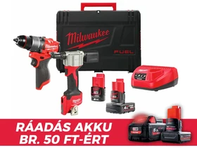 Milwaukee M12FPP2D2-422X gépcsomag Heavy Duty kofferben