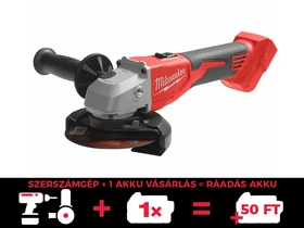Milwaukee M18BLSAG125X-0 akkus sarokcsiszoló 18 V | 125 mm | 11000 RPM | Szénkefementes | Akku és töltõ nélkül | Kartondobozban