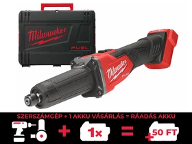 Milwaukee M18FDGRB-0X akkus egyenes csiszoló 18 V | Szénkefementes | Akku és töltõ nélkül | Heavy Duty kofferben
