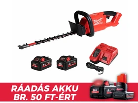 Milwaukee M18FHET60-802 akkus sövényvágó 18 V | 600 mm | Szénkefementes | 2 x 8 Ah akku + töltő