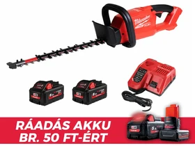 Milwaukee M18 FHET45-802 akkus sövényvágó 18 V | 450 mm | Szénkefementes | 2 x 8 Ah akku + töltő