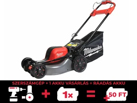 Milwaukee M18F2LM46-0 akkus önjáró fűnyíró 18 V | 460 mm | 0 - 6,5 km/h | 1600 m² | Szénkefementes | Akku és töltő nélkül
