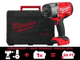 Milwaukee M18 FHIW2F12-0X akkus ütvecsavarozó 18 V | 68 Nm/881 Nm/1220 Nm/1491 Nm | 1/2 inch | Szénkefementes | Akku és töltõ nélkül | Heavy Duty kofferben
