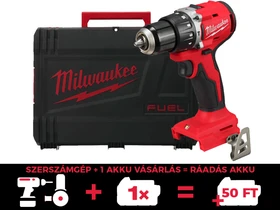 Milwaukee M18 BLPDRC-0X akkus ütvefúró-csavarozó + Heavy Duty